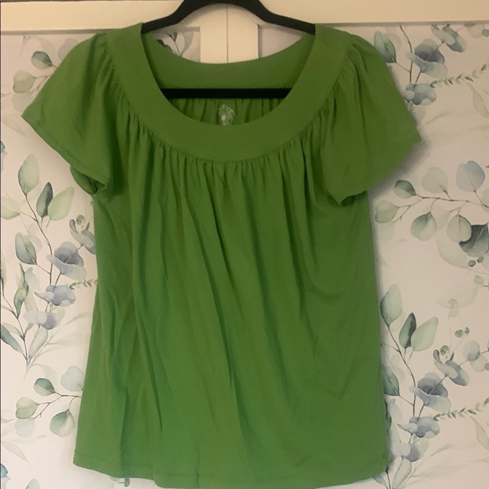 Chaus Vibrant Green Blouse